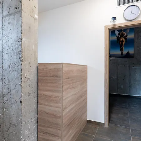 New #23 In Brutalist Building Free Street Parking Prag